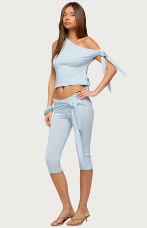 Adara Tied One Shoulder Top image number 4