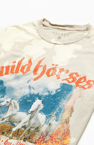 Wild Horses Bleach T-Shirt image number 2