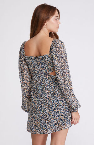 Cutout Fit & Flare Mini Dress image number 3