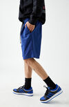 Navy Belted Utility Shorts Navy Belted Utility Shorts image number null