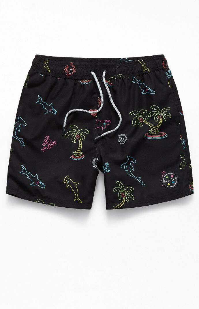 Lights Out 17" Swim Trunks