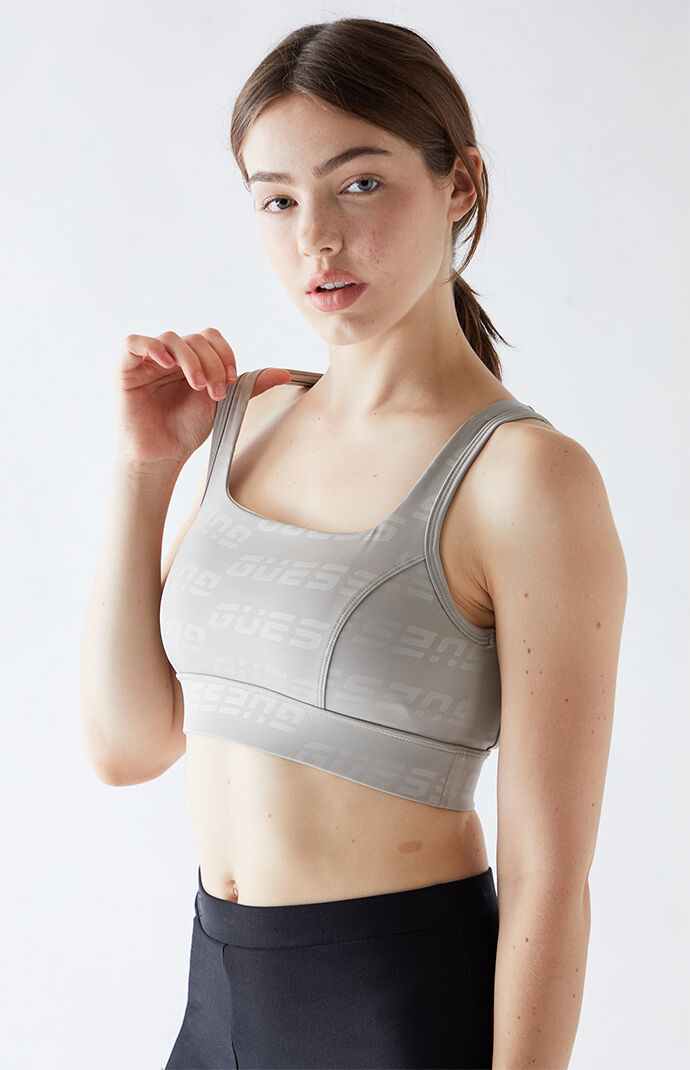 Gray Sports Bra