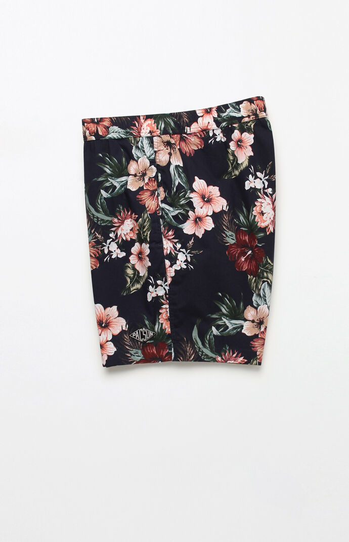 Maui Floral 17" Swim Trunks