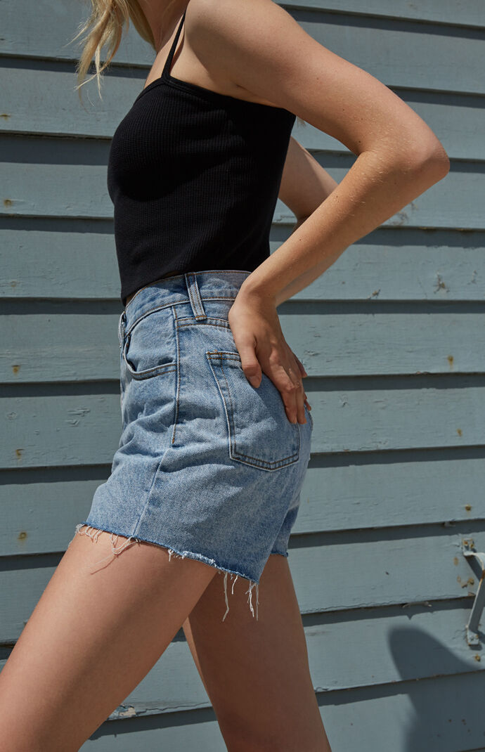 John galt shop midi denim shorts