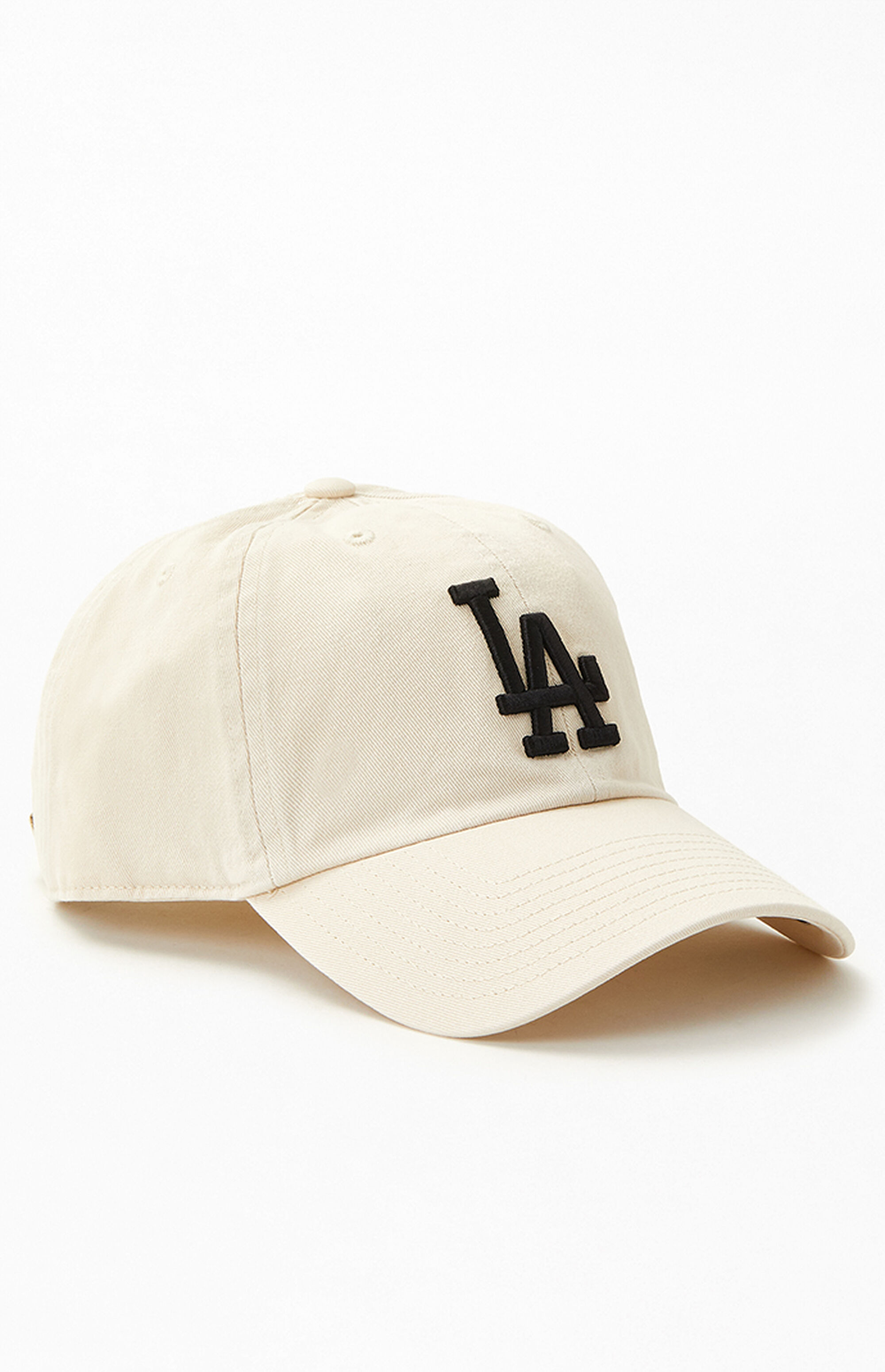 47 Brand Natural Dodgers Clean Up Strapback Dad Hat PacSun