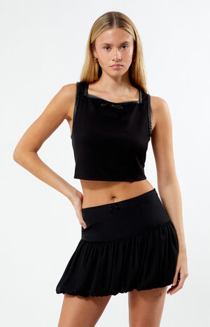 Cropped Square Neck Top image number 1