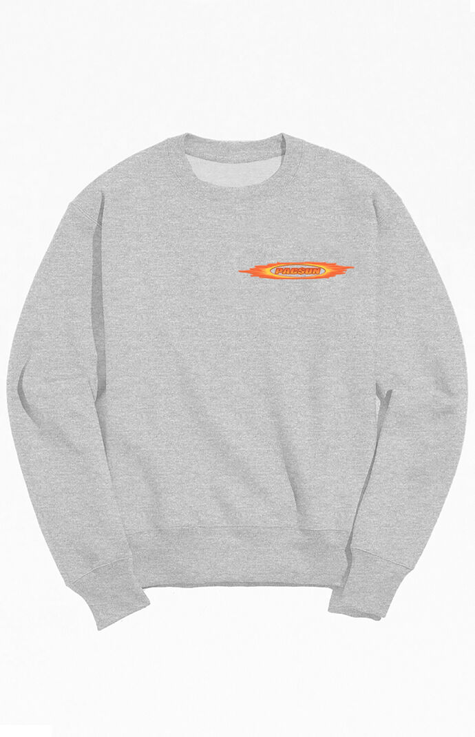 Gray Flames Logo Sweatshirt