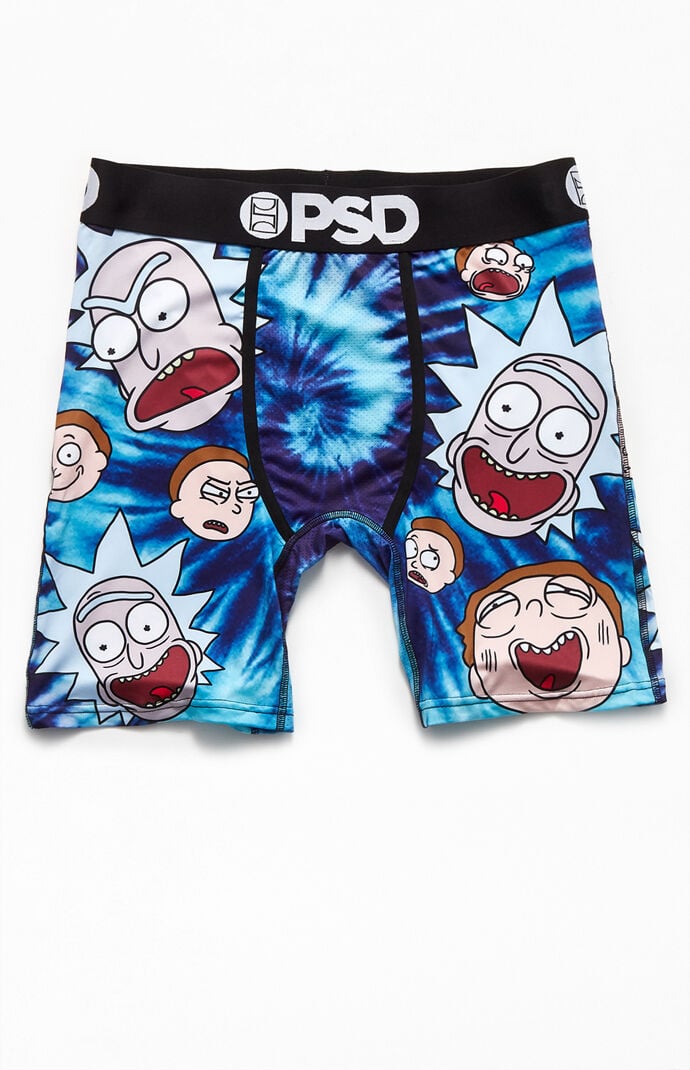 Tie-Dyed Rick And Morty Boxer Briefs