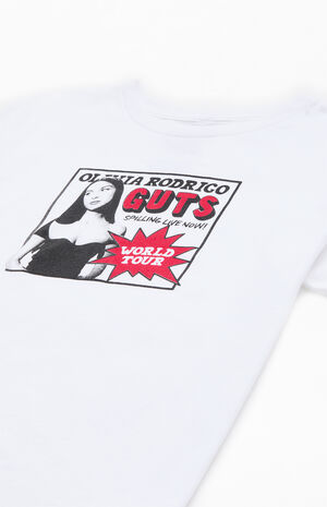 Kids Olivia Rodrigo Guts Tour T-Shirt image number 2