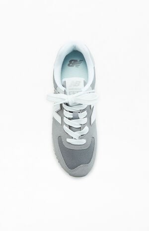 Women's Gray 574 Platform Sneakers image number 5