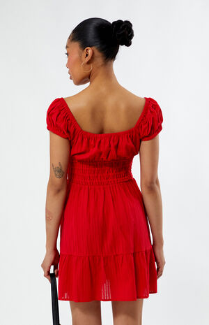 Raya Cap Sleeve Mini Dress image number 4