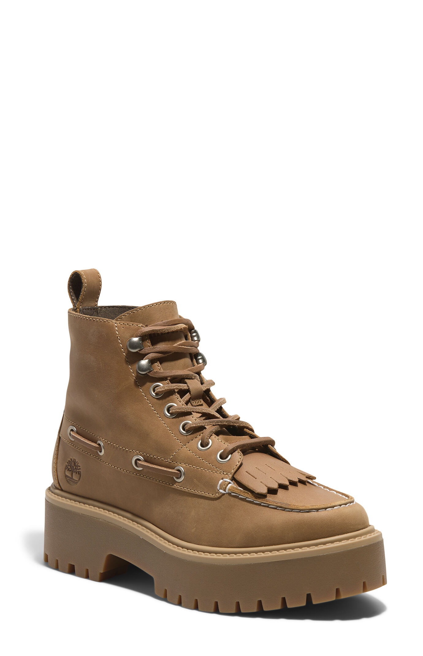 Timberland Women's Wheat Stone Street Mid Lace-Up Boots