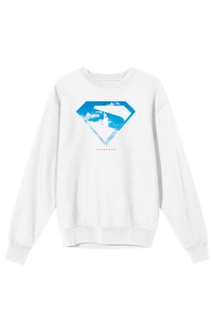 Superman 2025 Look Up Crew Neck Sweatshirt image number 1