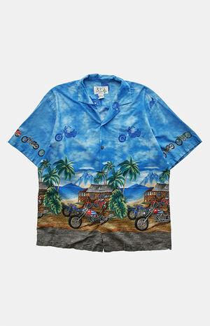 2000s Tropical Motorcycles Graphic Top image number 1