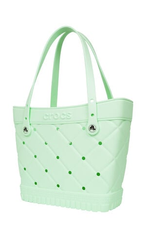 Mint Medium Quilted Tote Bag image number 3
