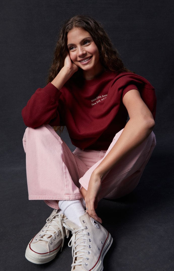 The Met x PacSun Logo Crew Neck Sweatshirt | PacSun