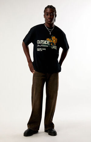 x Outside Lands Black Poppy T-Shirt image number 4