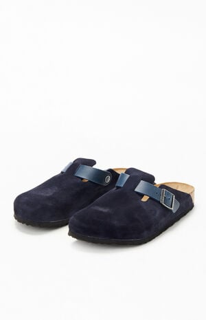 Boston Mixed Leather Clog Midnight image number 2
