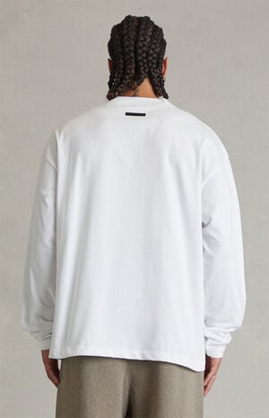 Bright White Classic Long Sleeve T-Shirt image number 4