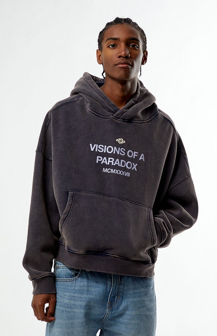 tengooo　 Pacsun Visions of Paradox Cropped Hoodie | PacSun
