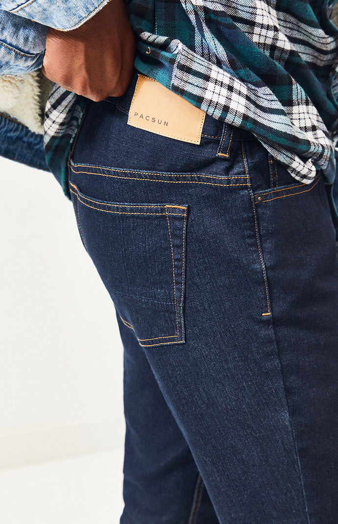 Dark Stacked Skinny Jeans