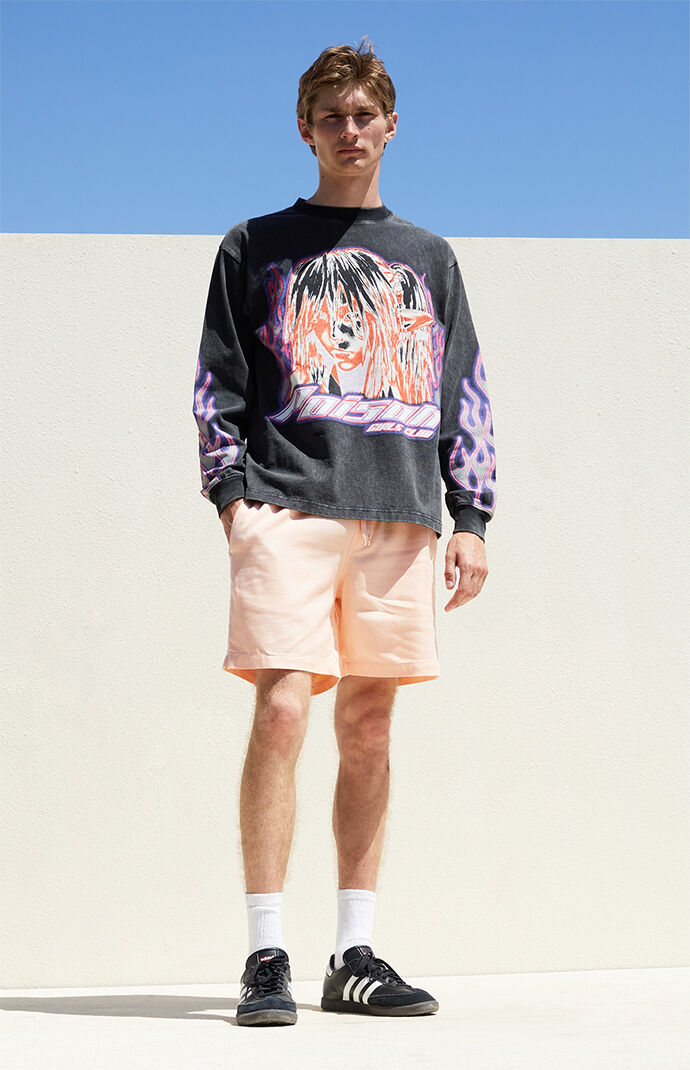 Pacsun Cotton Textured Volley Shorts | PacSun