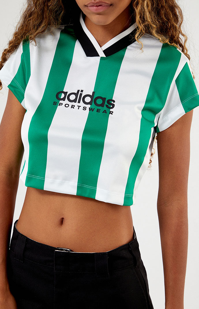 Adidas originals '90s colour block crop t-shirt deals