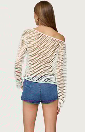 Kalley Off Shoulder Crochet Top image number 3