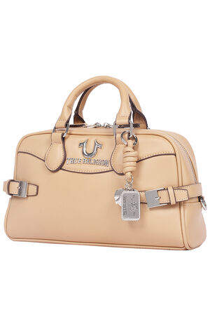 Tan Brooks Smooth Belted Sachel Bag image number 3