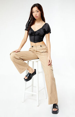Satin Bustier Top image number 1