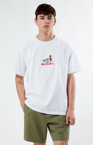 Mostly Harmless Embroidered Oversized T-Shirt image number 1