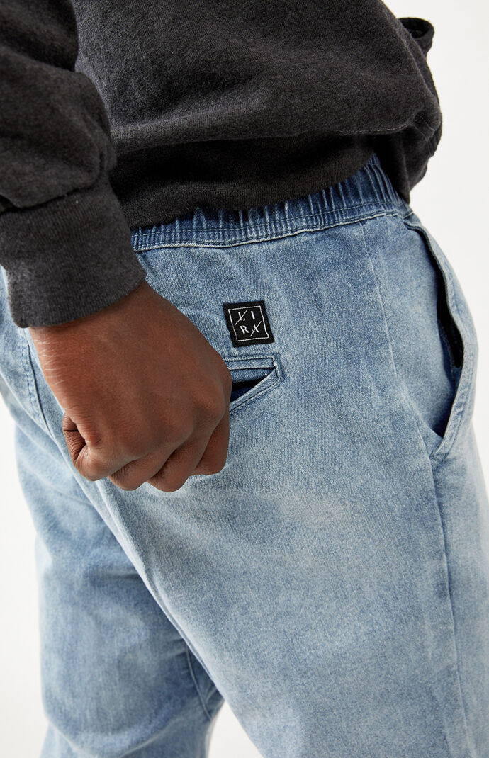 Vintage Denim Jogger Pants
