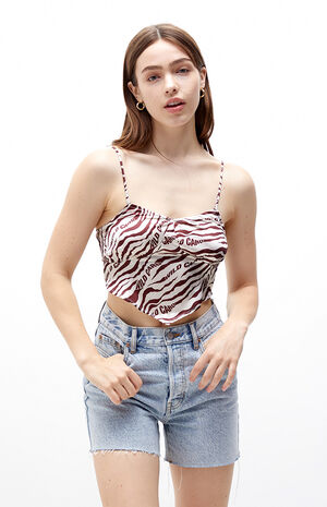 Zebra Bandana Crop Top image number 1