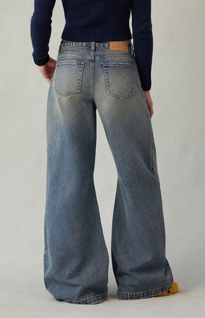 Remi Baggy Barrel Jeans Knee Dart Dark Indigo image number 4