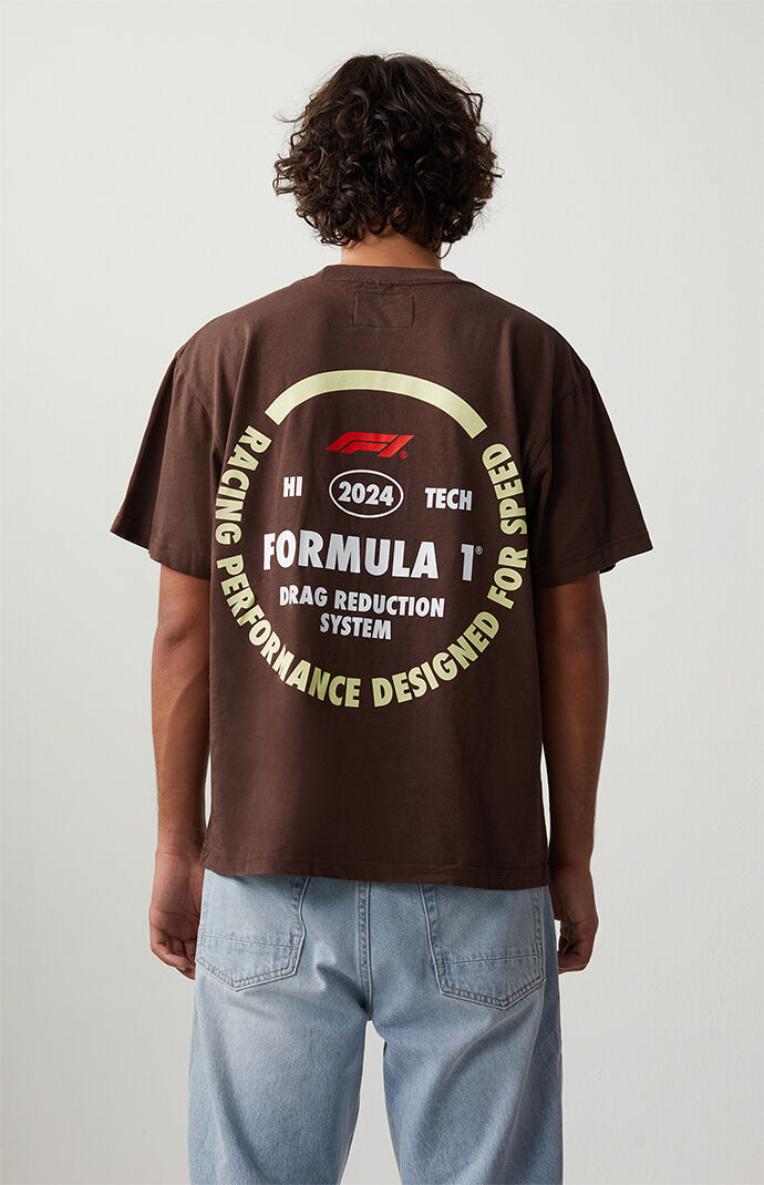 【oan】Formula One Pigment Short Sleeve T-Shirt Outerstuff Junior Bonus Race Short-Sleeve T-Shirt Short Set