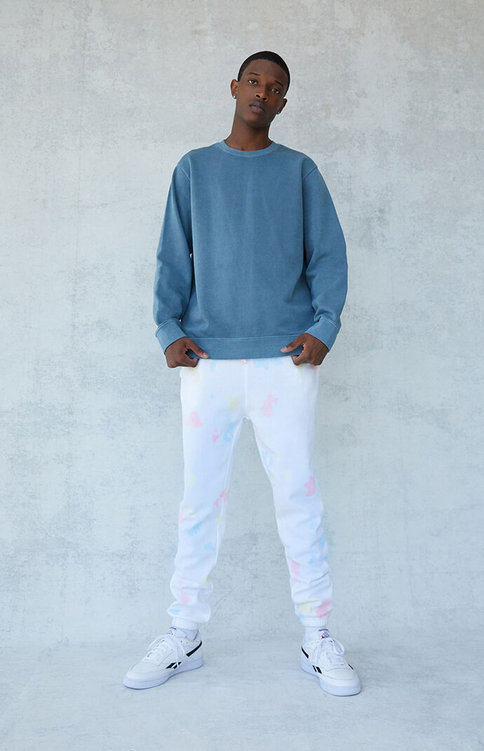 Multi-colored Tie Dyed Fleece Sweatpants