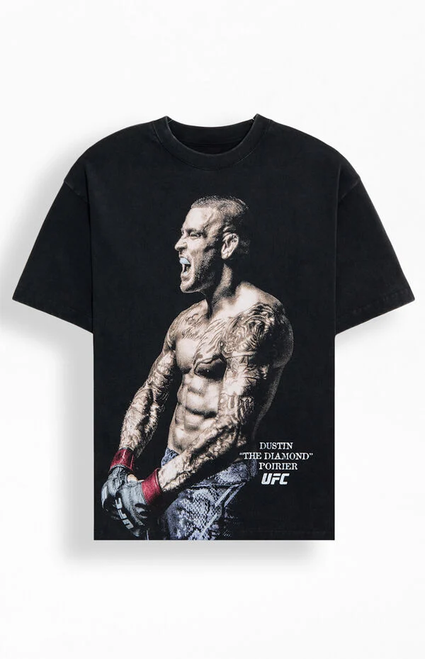 UFC Dustin The Diamond Poirier Last Dance Oversized T-Shirt | Pacsun