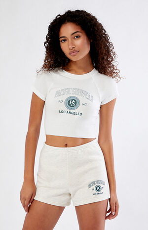 Pacific Sunwear Collegiate Slim Sweat Shorts image number 1