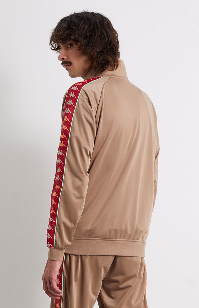Tan kappa tracksuit best sale