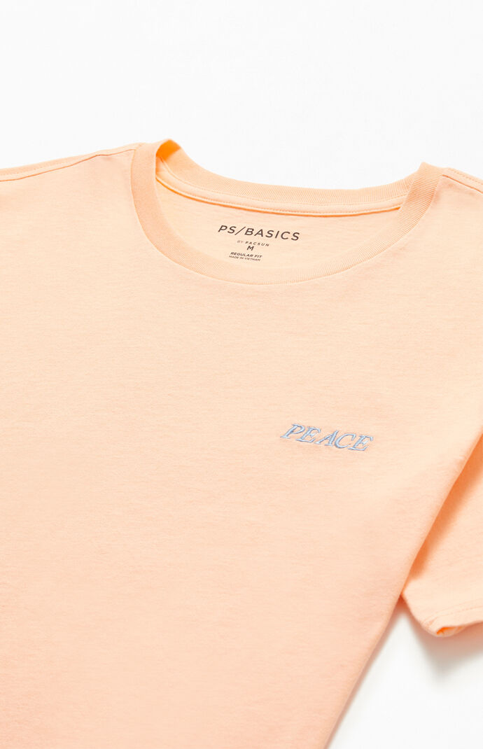 Embroidered Peace T-Shirt