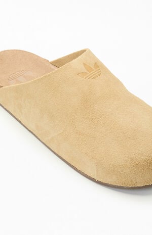 Beige Adimule Slide Sandals image number 6