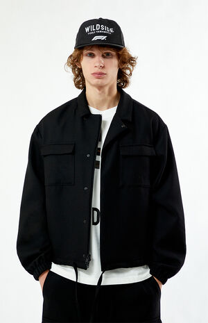 x Wildside Yohji Yamamoto x PacSun Black Logo Dad Hat image number 3