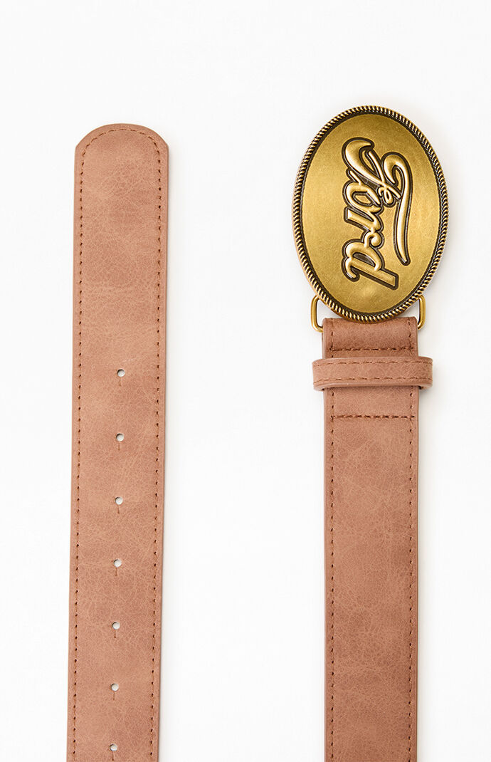 FORD Logo Buckle Leather Belt | Pacsun