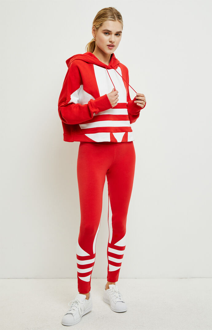 Large Logo Cropped Hoodie