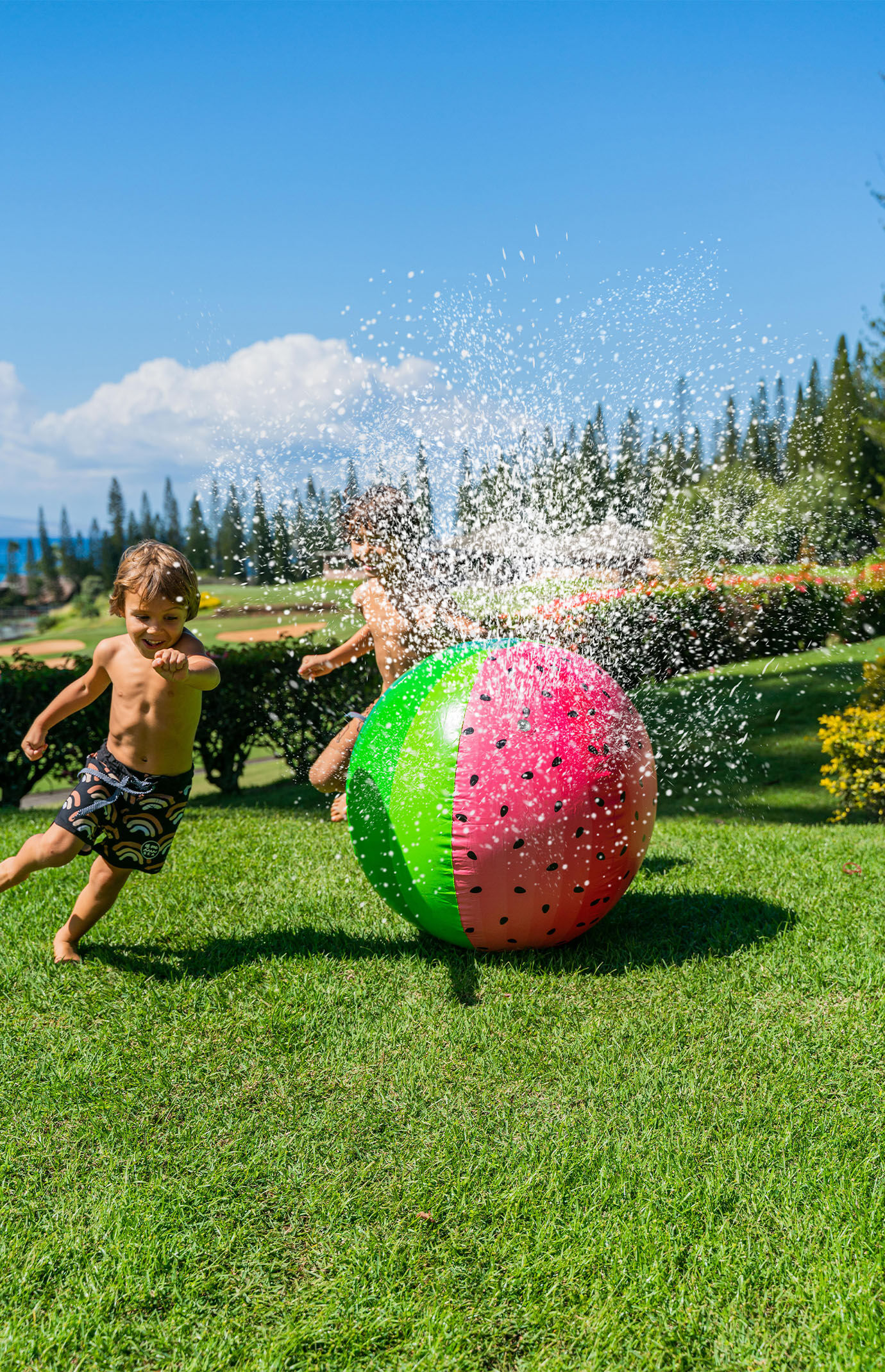Pool Candy Giant Watermelon Beach Ball Sprinkler
