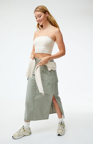 Cable Knit Tube Top image number 1