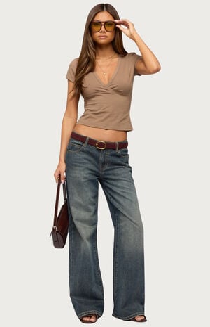 Merinda V Neck T-Shirt image number 5