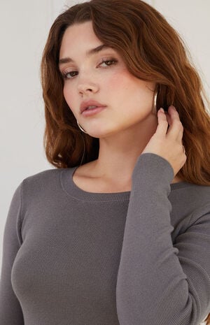 Mirah Long Sleeve Cropped Sweater image number 3