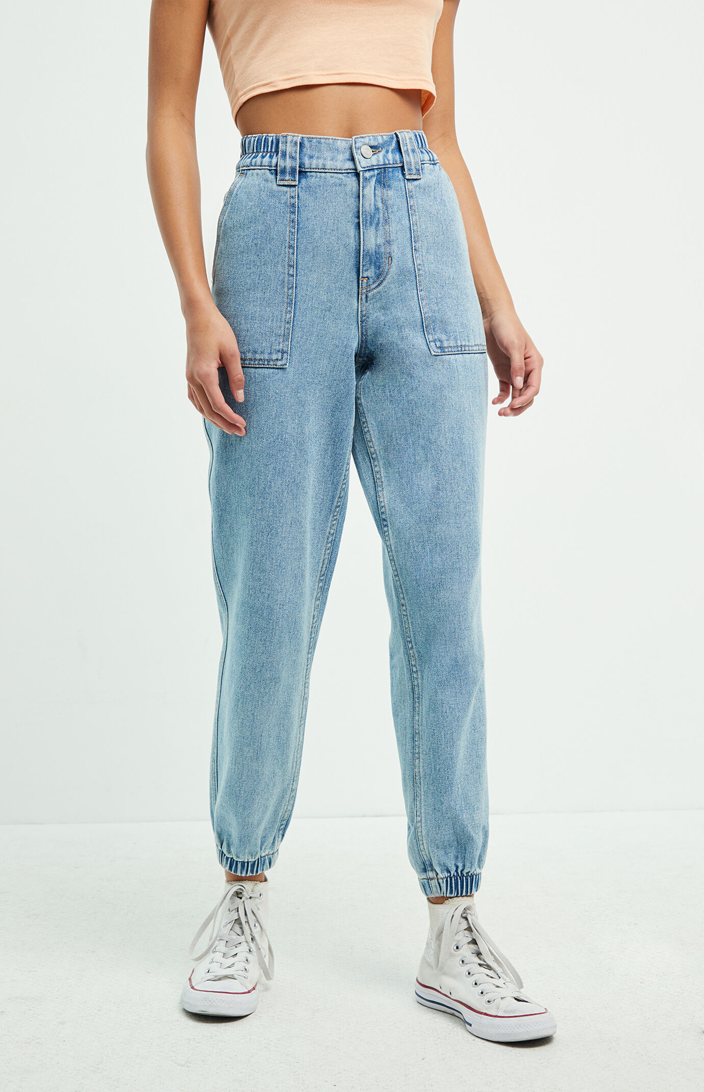 pacsun denim joggers