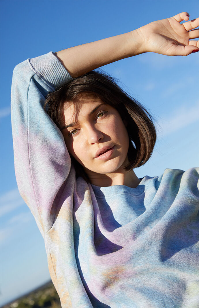 Trippy Tie Dye Classic Sweatshirt